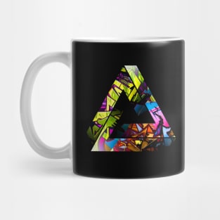 street art triangle. Mug